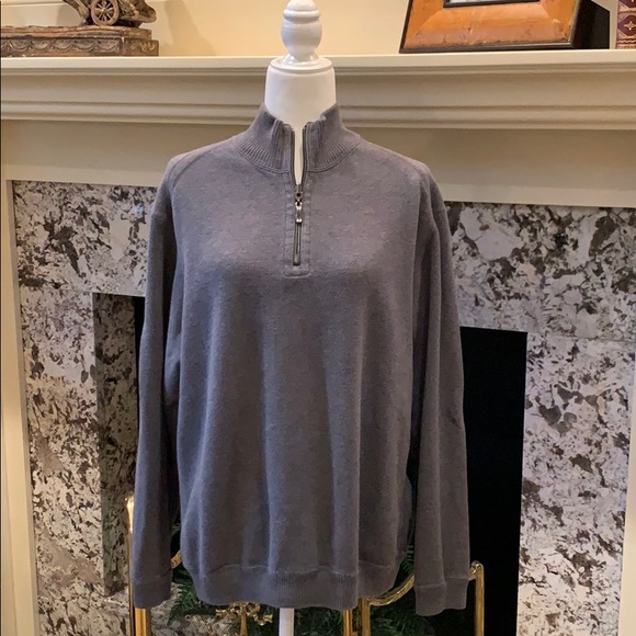 Tommy Bahama Other - Tommy Bahama 1/4 Zip Reversible Sweater Size M